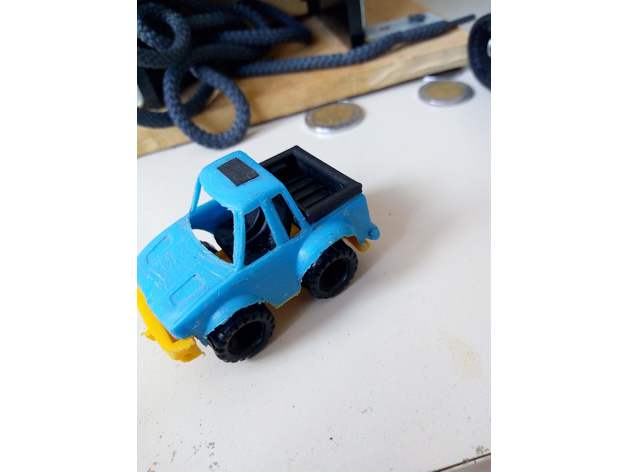 kleine pick-up-Bett liner-Austausch von batea - Spielzeug Spiel Zubehör Auto LKW 3D print model - Mito3D