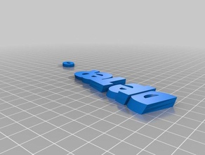 Schlüsselanhänger-dieter - Organisation angepasst 3d print model - Mito3D