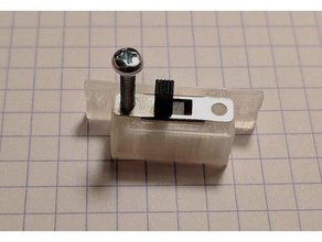 mount spdt slide switch electronics 3d print model - Mito3D