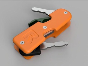 key holder organization keys swiss army knife 3d print model - Mito3D