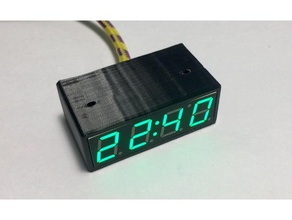 clock case electronics aliexpress automotive digitalclock ebay module russian uu-tech watch 3d print model - Mito3D