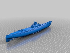 sono di classe 3d la stampa ijn sottomarino ww2 3d print model - Mito3D