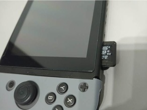 tarjeta micro sd titular de nintendo interruptor video juegos cartucho 3d print model - Mito3D