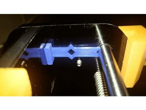 parametric rod brace customizable 3d printer parts anet a8 mods upgrade 3d print model - Mito3D