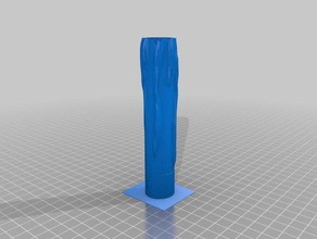 dripping wax candlestick chandelier 3d printing 3d print model - Mito3D