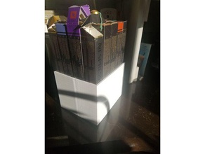 configurável caixa 2 peças recipientes deslize comum 3d print model - Mito3D