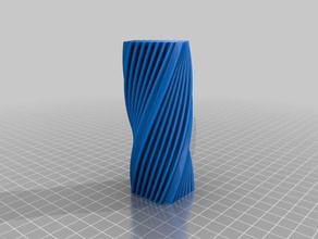 square-ish vase frills decor bowl pencil cup holder square mode 3d print model - Mito3D