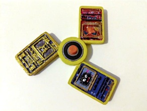 pokemon kartı spinner mekanik oyuncaklar 90 eski mew charizard fidget yangın gastly gengar hayalet haunter fizik kimya figürleri oyuncak psişik 3d print model - Mito3D