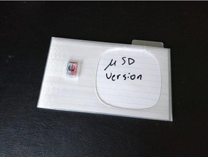 3x5 microsd-Karte bei - Organisation 3 5 home index-Karten micro-sd-card-Halter ocd office organisieren sdcard sdcards 3d print model - Mito3D