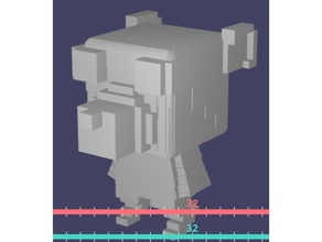 3d çizgi minecraft steve diğer 3d print model - Mito3D