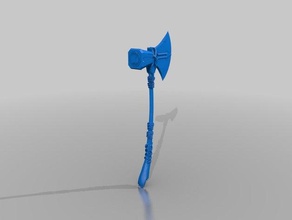 stormbreaker cabeza creada 3d la impresión thor 3d print model - Mito3D