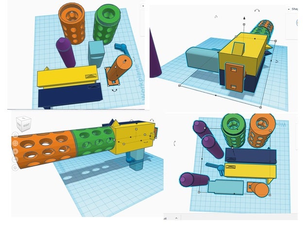 rubberband dart gun toys games nerf 3D print model - Mito3D