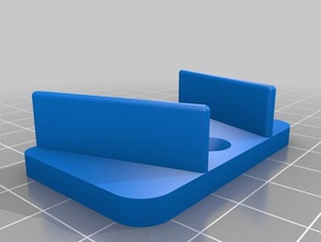 tagliente laterale per montaggio a parete 3d stampa 3d print model - Mito3D