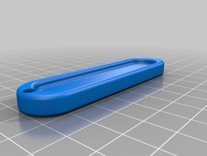 blank keytag other 3d print model - Mito3D