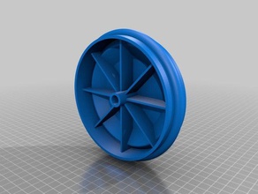 roue gasgrill barbecue rad landmann roues de remplacement pièces 3d print model - Mito3D