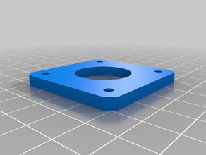 özelleştirilmiş ayarlanabilir spacer plate nema step motorlar benim 3d yazıcı parçaları 3d print model - Mito3D
