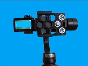 action cam adaptateur zhiyun lisse 4 de la caméra adaptador camaras deportivas estabilizador cardan gopro sportscam xiaomi yi 3d print model - Mito3D
