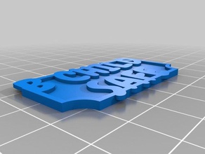 my customized nameplate 2 row decor 3d print model - Mito3D