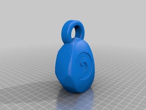 hearthstone Schlüsselanhänger Halskette Ohrring blizzard Ohrringe world warcraft 3d print model - Mito3D