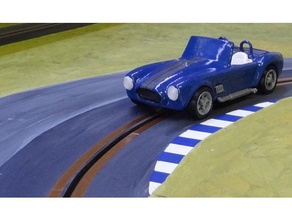 shelby cobra statischen Modell automotive ac Auto display skalieren scale-Modell 3d print model - Mito3D