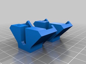 glass bed bracket flashforge creator pro 3d printer accessories customized 3d print model - Mito3D