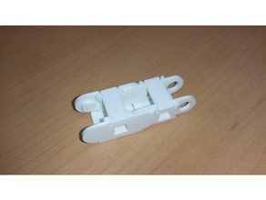 cavo catena cnc stampante stampato piatto 3d accessori guida la gestione dei cavi 3d print model - Mito3D
