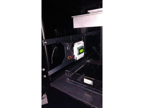 peopoly moai-Inkubator Heizung Halterung 3d Drucker sle 3d print model - Mito3D