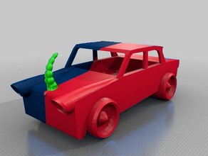 fiat luxus vagón mit schasdoernchen vom munde abgespart esculturas 3d print model - Mito3D