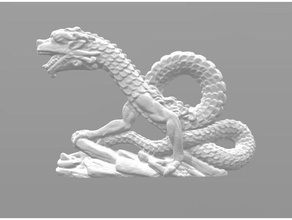 oriental del dragón juegos agregar rpg 3d print model - Mito3D