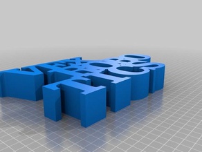 vex robotics las esculturas personalizado 3d print model - Mito3D