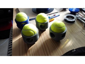noise cancelling feet flyingbear p905 use tennis ball 3d printer accessories 3d print model - Mito3D