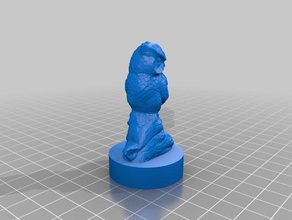 owl pedastal 3d printing 3d print model - Mito3D