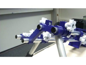 Kappe 15mm-Rohre Kamera dslr Schulter-rig 3d print model - Mito3D