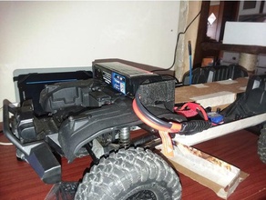 trx-4 a frente da bateria de montagem rc veículos bandeja frontal traxxas 3d print model - Mito3D