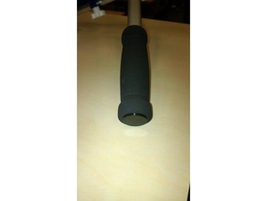 cap 20mm pipes camera dslr shoulder rig 3d print model - Mito3D