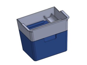 vassoio cestino tesla model 3 variazione automotive 3d print model - Mito3D