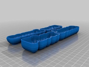 river james box containers customized 3d print model - Mito3D
