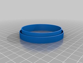 my customized can cover save waste 74mm containers 3d print model - Mito3D