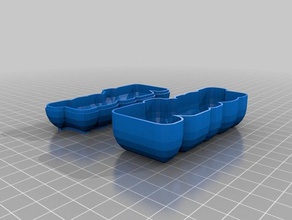 river box containers customized 3d print model - Mito3D