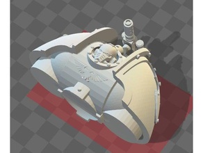 saturne motif d'armure 30k40k proxy accessoires de jeu armure l'hérésie horus marine l'espace terminator warhammer 3d print model - Mito3D