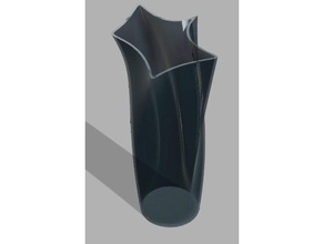 n3ds vase2 decoração a decorativos o vaso de flor casa da espiral torcida do vasos 3d print model - Mito3D