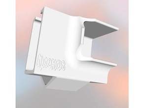 gopro hero 5 6 7 fpv universal mount v2 30 degree full covered nachos logo hobby 3d print model - Mito3D