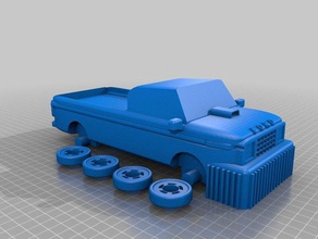 thanos Auto Fahrzeuge mem LKW 3d print model - Mito3D