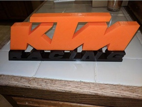 ktm racing v1 andere Motorrad 3d print model - Mito3D