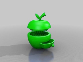 apple grinder herb-box household herb weed whacker 3d print model - Mito3D