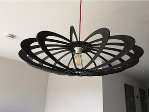 enorme moderno futurista de la lámpara decoración 3d print model - Mito3D