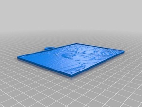 euro voyage lithopane 2d art personnalisé 3d print model - Mito3D