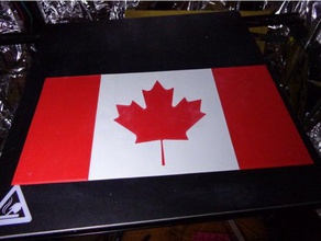 Kanada&rsquos Flagge multi-color verschiedene Drucke Modelle 3d print model - Mito3D