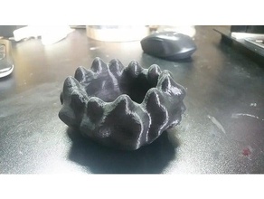 blob ashtray household 3d print model - Mito3D