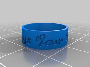 my customized ring575 rings 3d print model - Mito3D